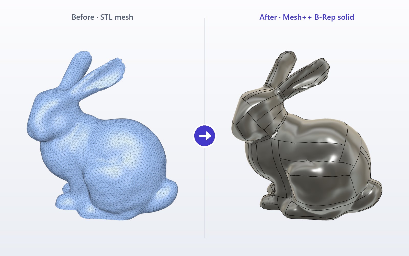 Smooth B-Rep solid created by Mesh++ Organic from a scanned mesh in Autodesk Fusion